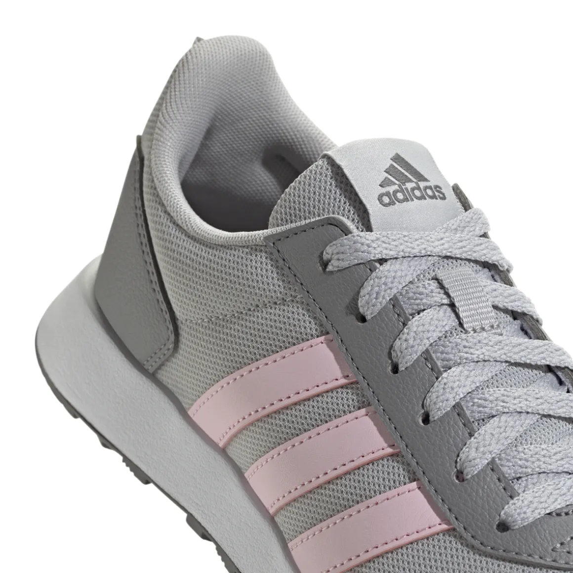 Sneakers Grigie da Donna con dettagli rosa adidas Run50S