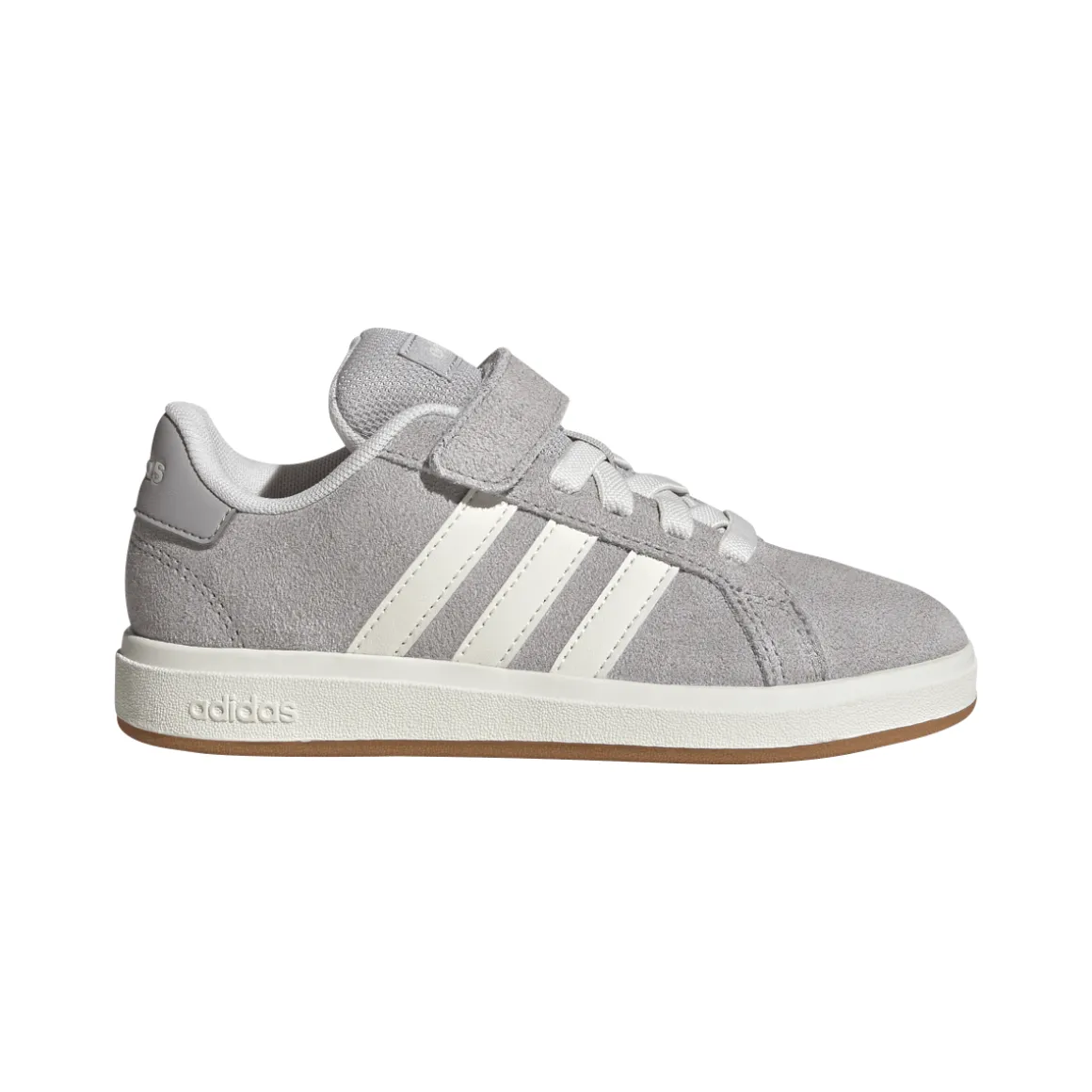 Sneakers grigie da Ragazzo con chiusura a strappo adidas GRAND COURT 00s EL C