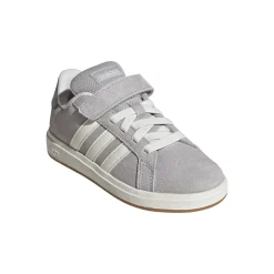 Sneakers grigie da Ragazzo con chiusura a strappo adidas GRAND COURT 00s EL C