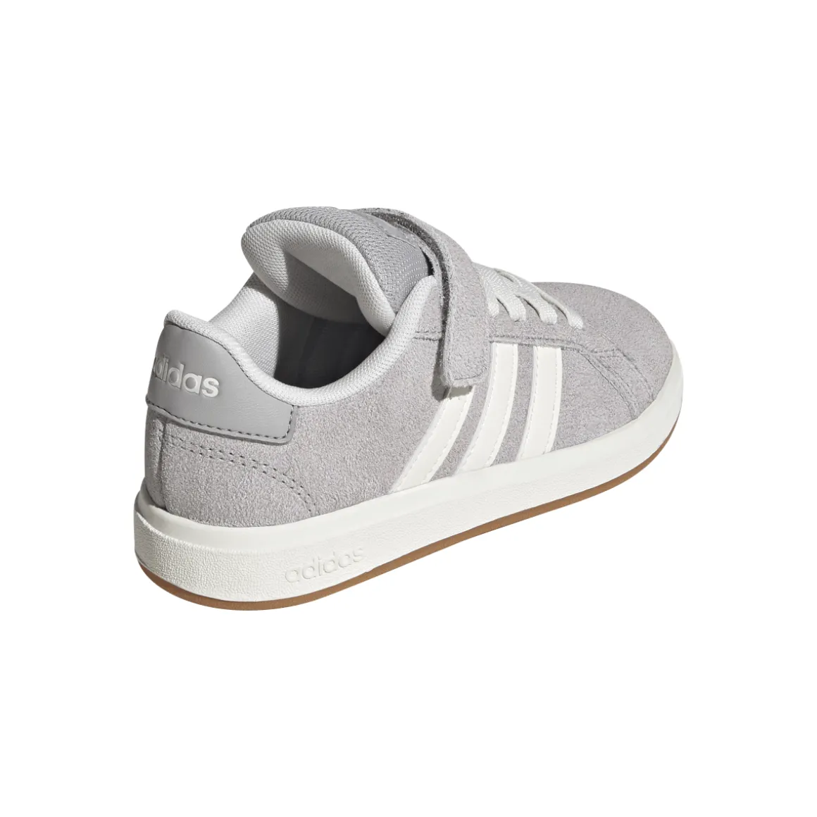 Sneakers grigie da Ragazzo con chiusura a strappo adidas GRAND COURT 00s EL C
