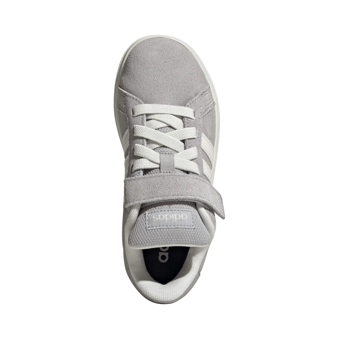 Sneakers grigie da Ragazzo con chiusura a strappo adidas GRAND COURT 00s EL C