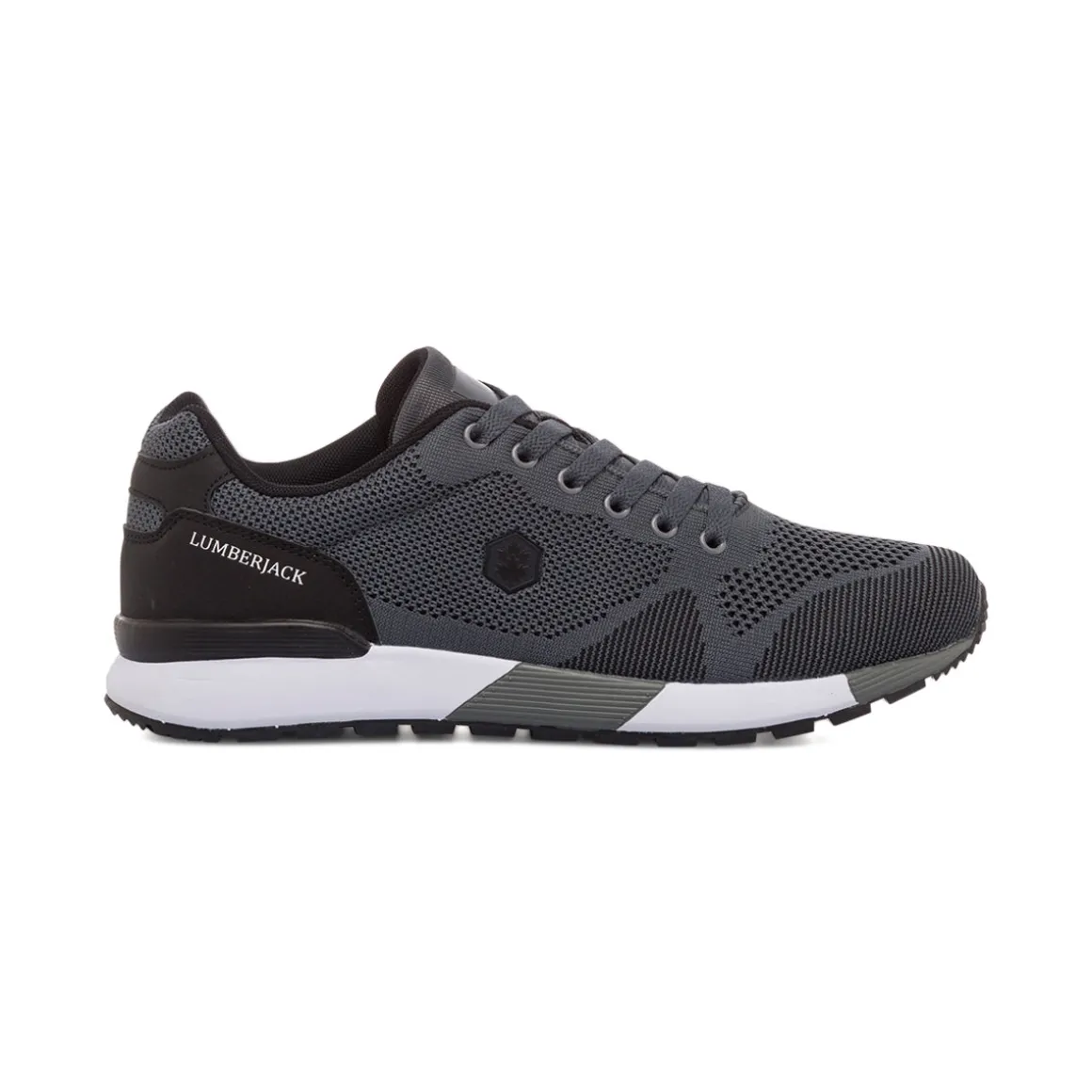 Sneakers grigie da uomo con sottopiede Memory Foam Lumberjack Vendor