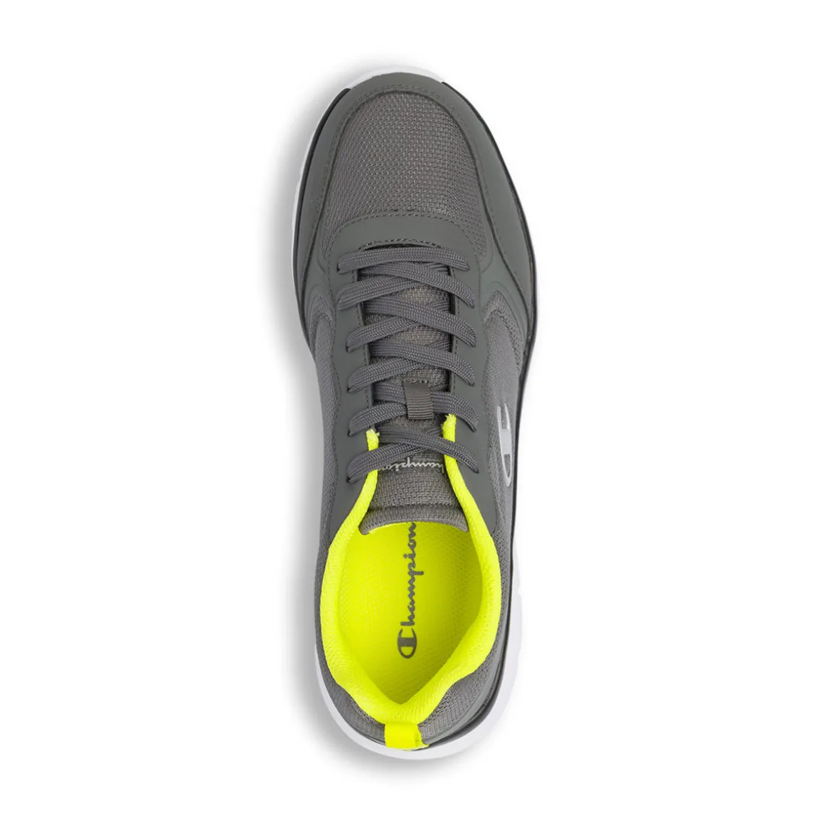 Sneakers Grigie da Uomo con dettagli lime Champion EL45 Low Cut