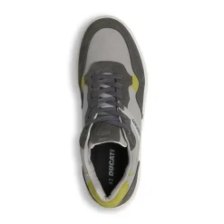 Sneakers grigie da Uomo con dettagli in contrasto Ducati