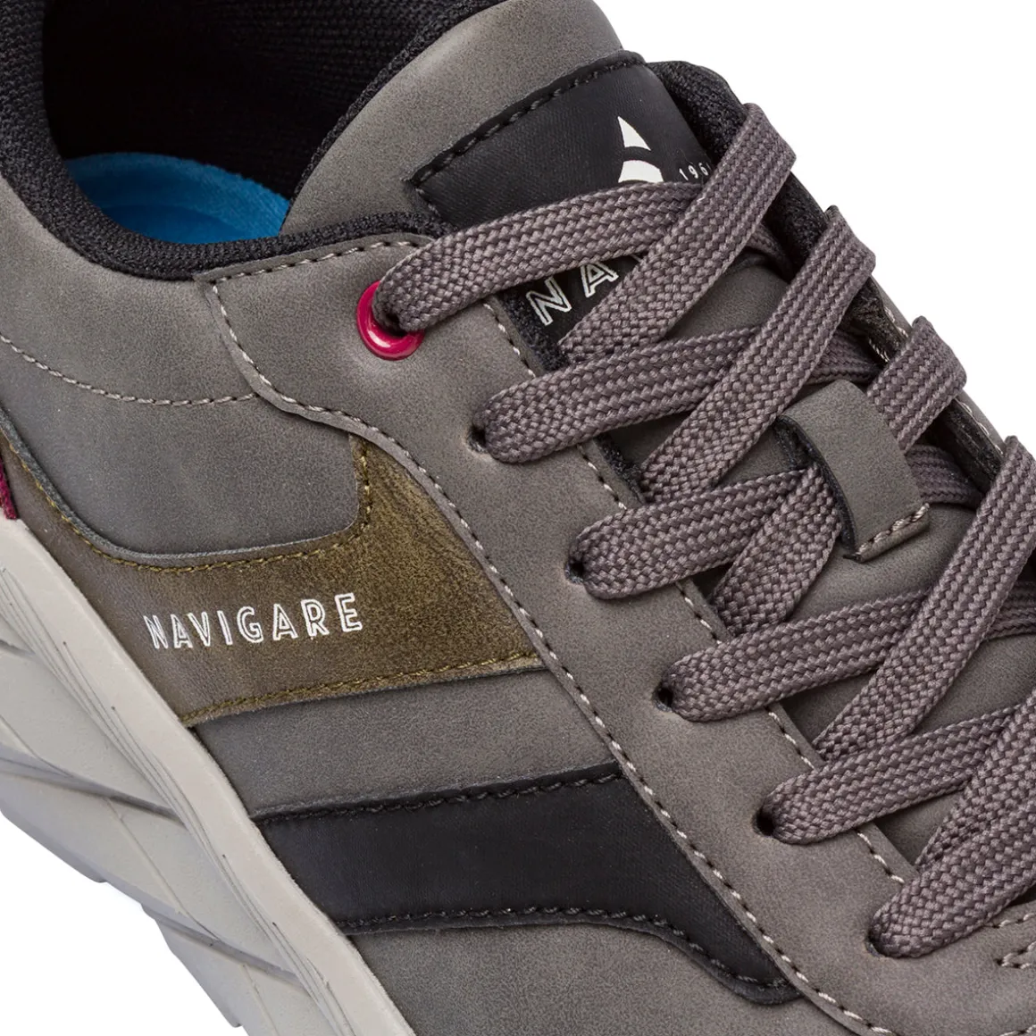 Sneakers Grigie da Uomo con dettaglio in contrasto Navigare