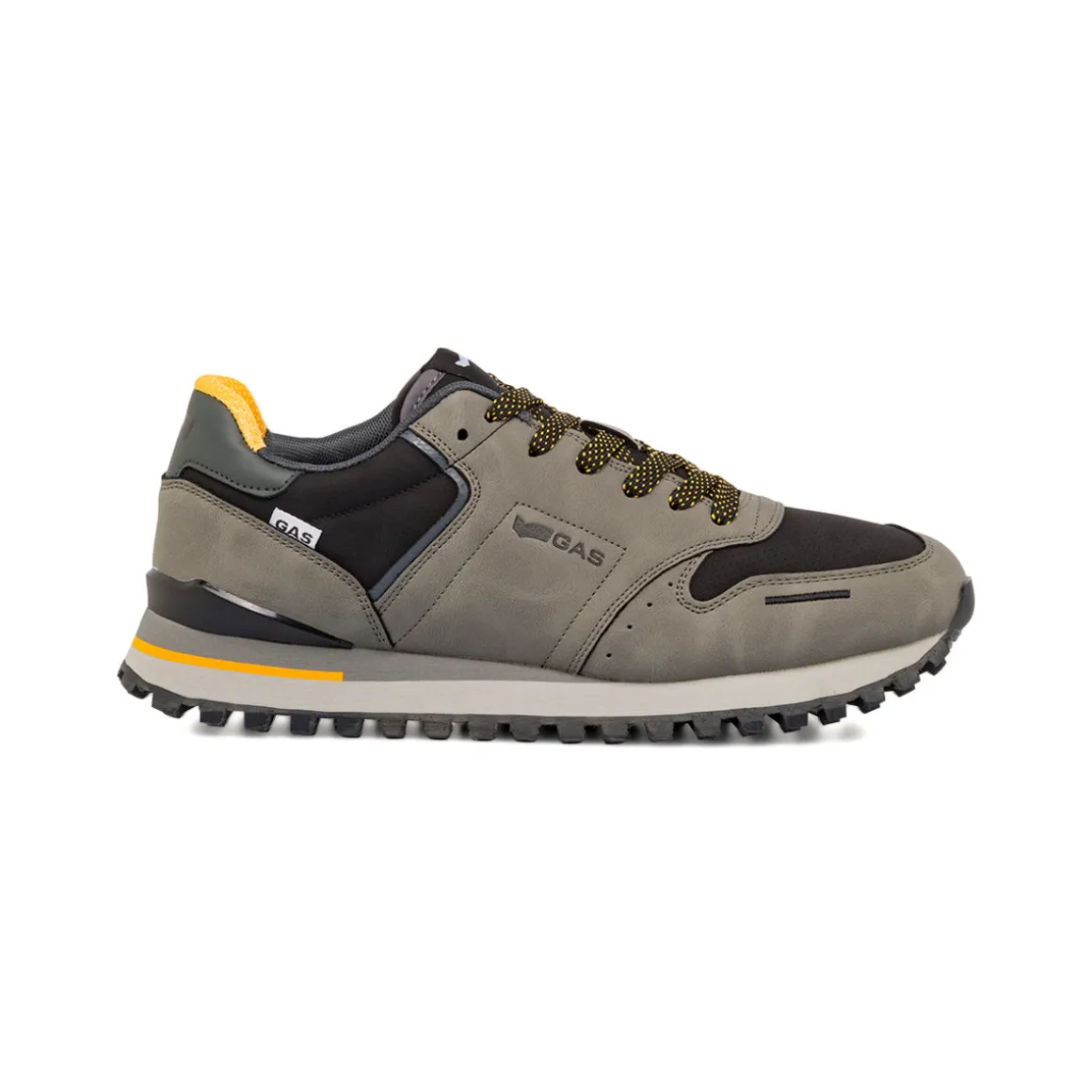 Sneakers grigie da uomo con logo Gas Alba