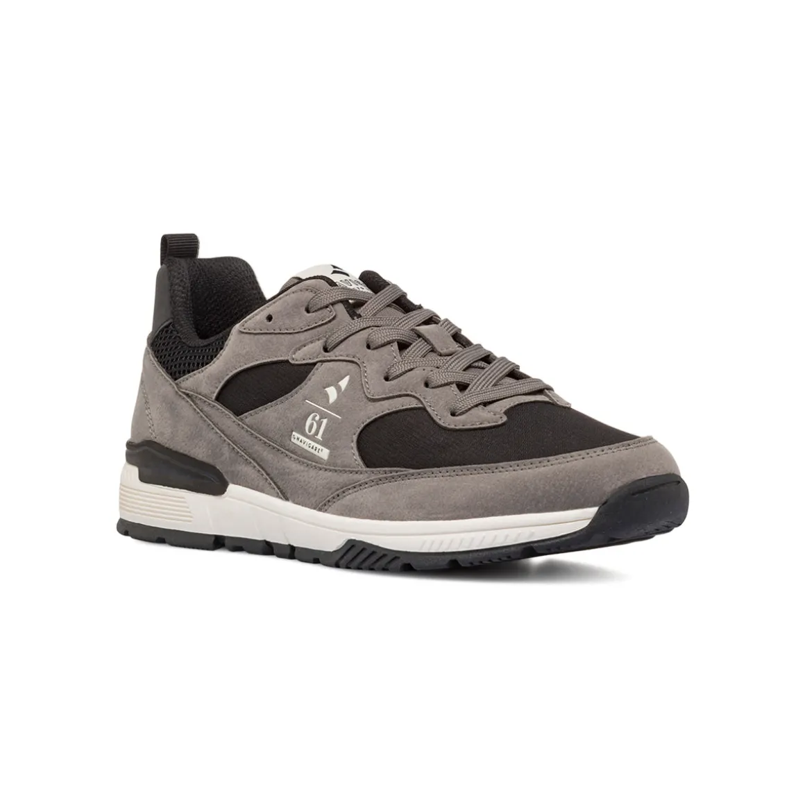 Sneakers Grigie da Uomo con inserti in contrasto Navigare