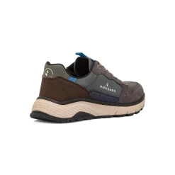 Sneakers grigie da Uomo con inserti Marroni Navigare
