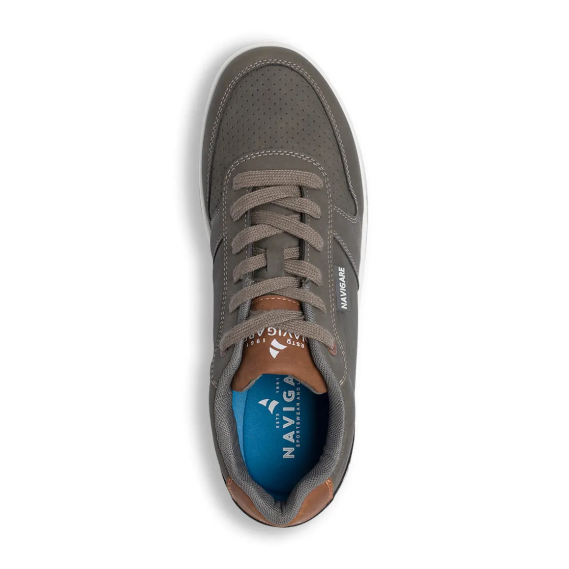 Sneakers Grigie da Uomo con etichetta logata Navigare