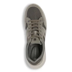 Sneakers grigie da uomo in pelle e tessuto Lumberjack Lee