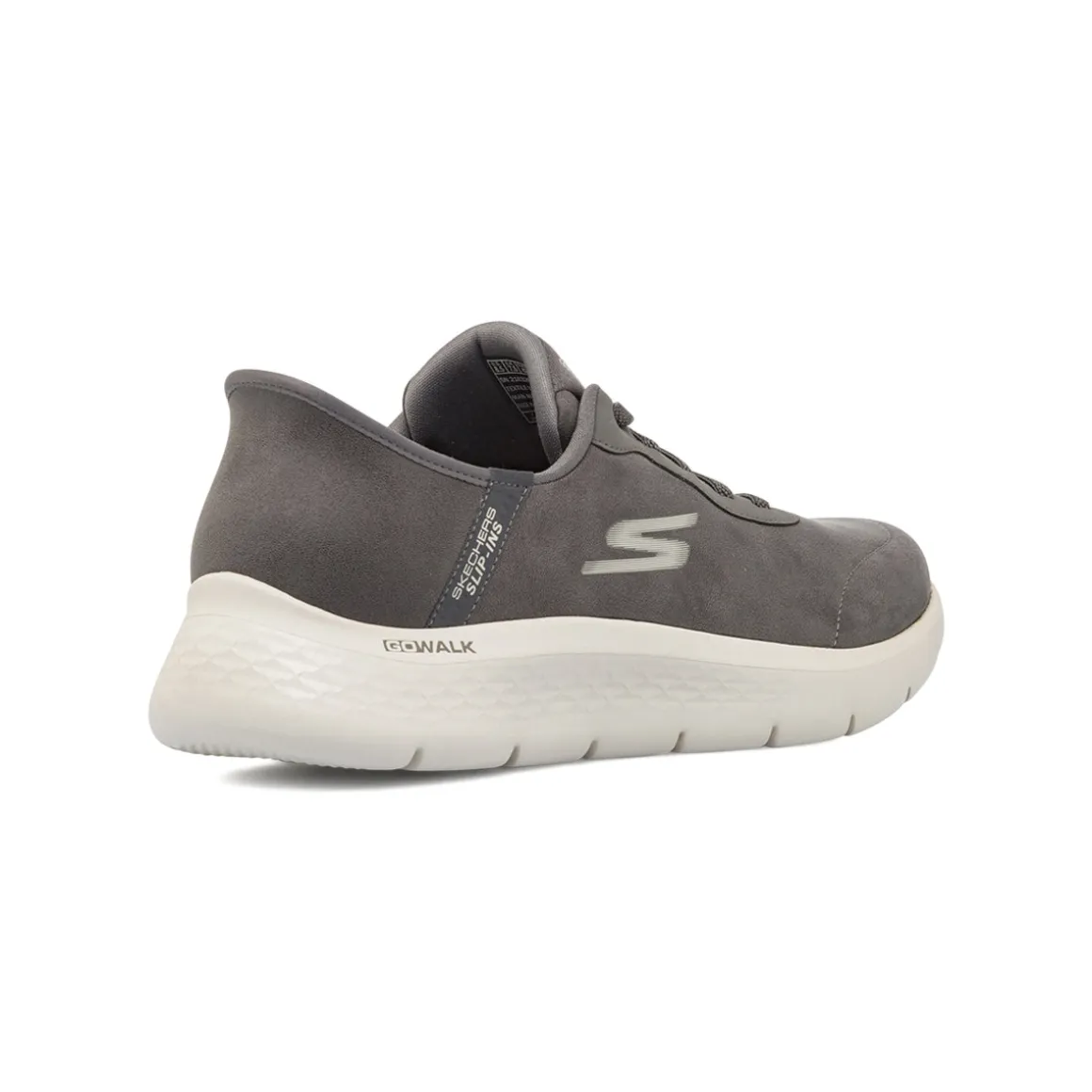 Sneakers Grigie da Uomo Skechers in Memory Foam Go Walk Slip-Ins