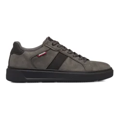 Sneakers grigie e nere da uomo con logo Ducati