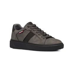 Sneakers grigie e nere da uomo con logo Ducati