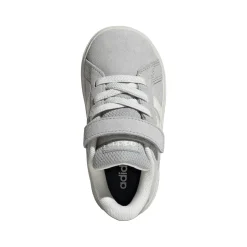 Sneakers grigie Primi Passi con strappo adidas Grand court 00s