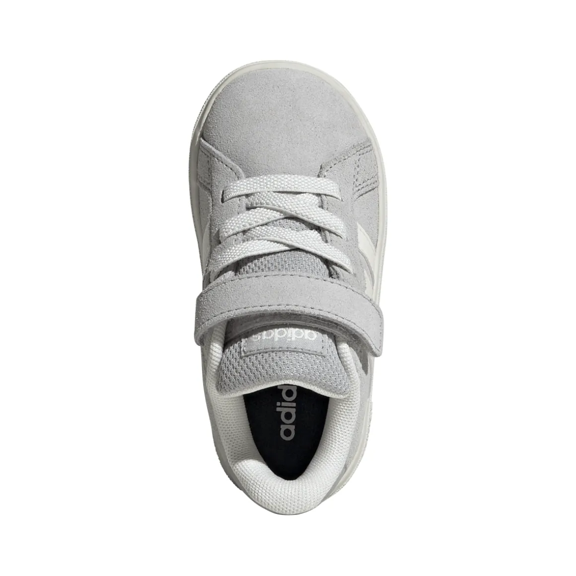Sneakers grigie Primi Passi con strappo adidas Grand court 00s