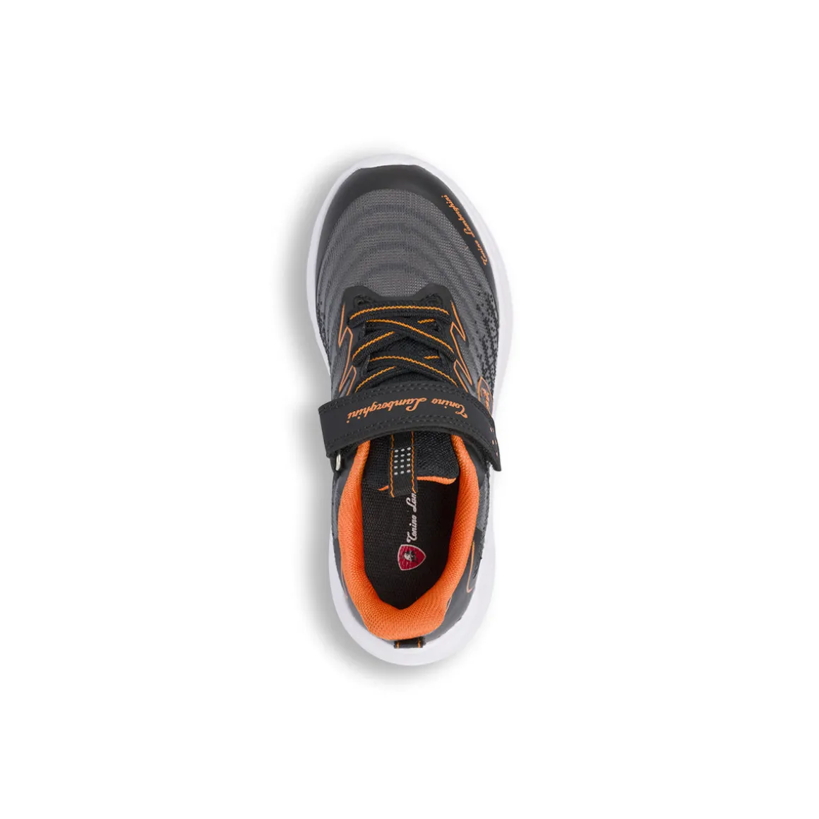 Sneakers grigio e arancioni da Bambino con strappo Tonino Lamborghini