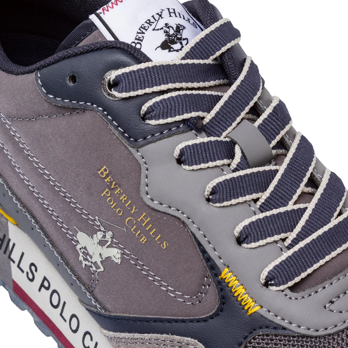 Sneakers Grigio e Blu da Uomo Beverly Hills Polo Club