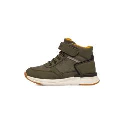 Sneakers khaki da ragazzo con logo Ducati