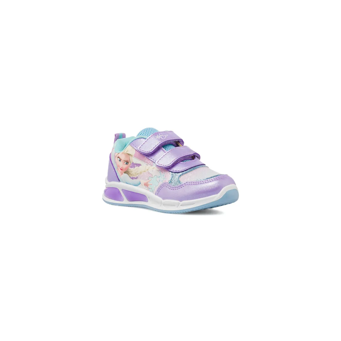 Sneakers lilla da Bambina con luci e strappo di Elsa Frozen
