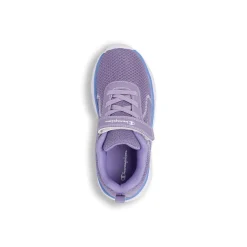 Sneakers lilla da bambina con chiusura a strappo Champion