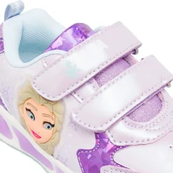 Sneakers lilla da Bambina con luci e dettagli viola Frozen