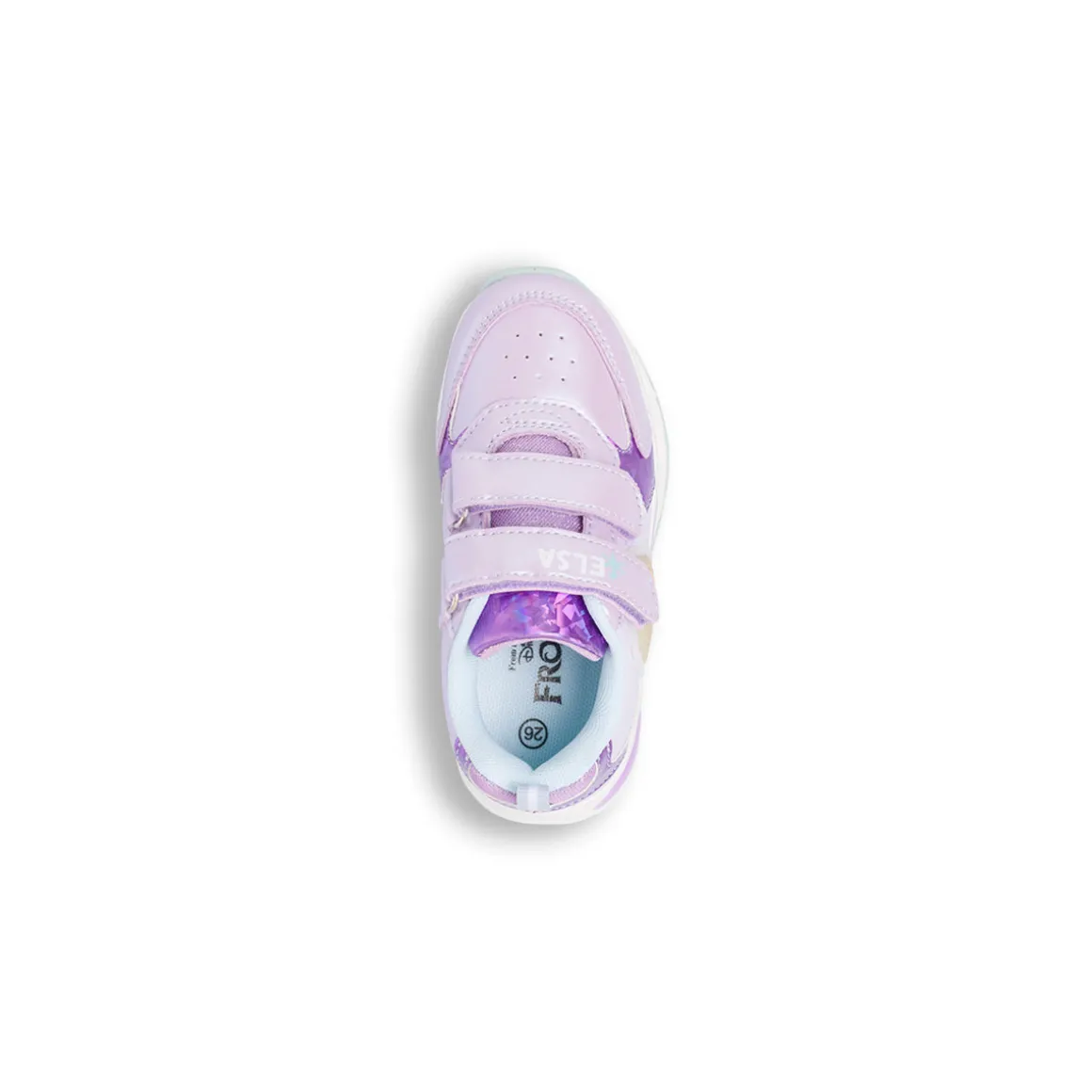 Sneakers lilla da Bambina con luci e dettagli viola Frozen
