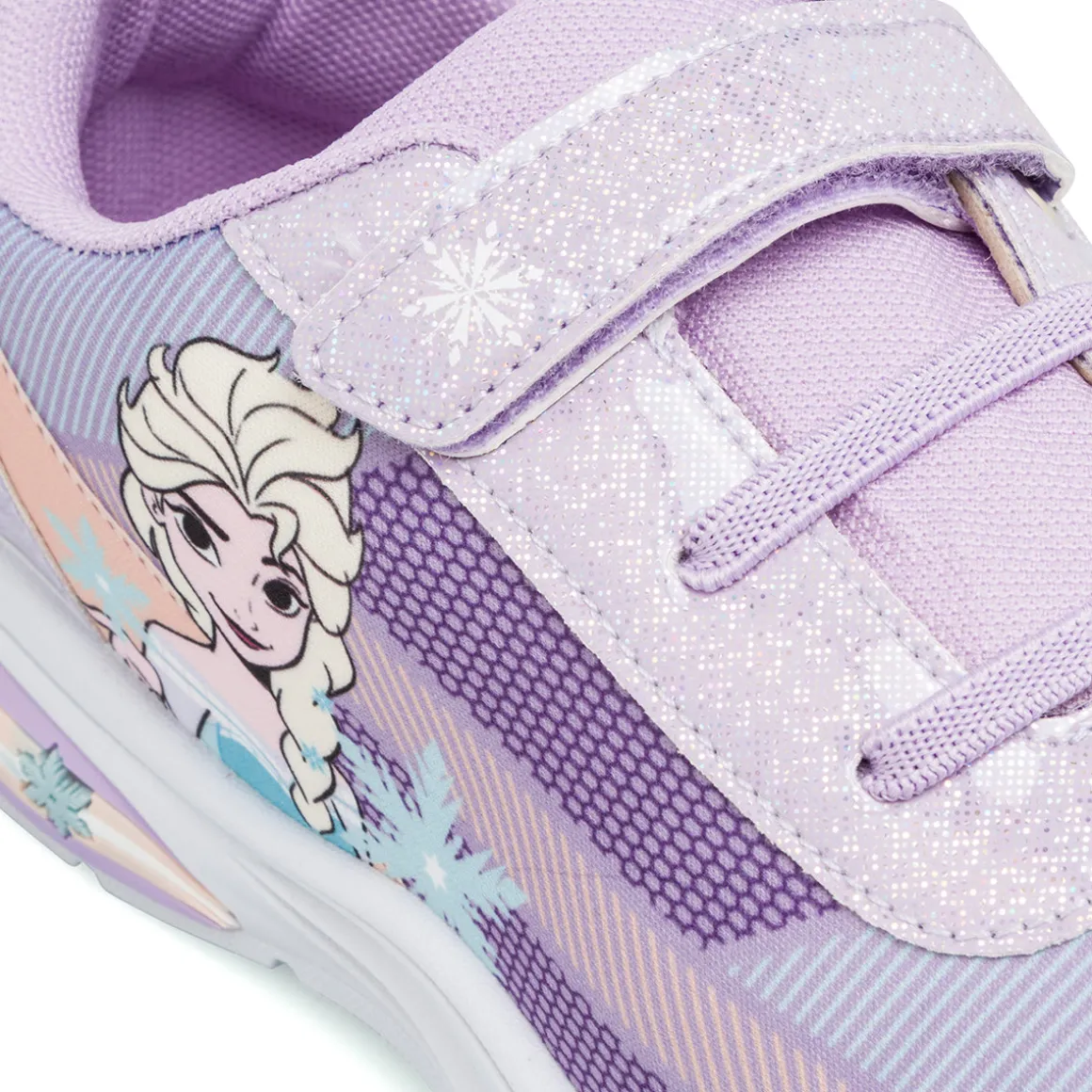 Sneakers lilla da ragazza Frozen con luci