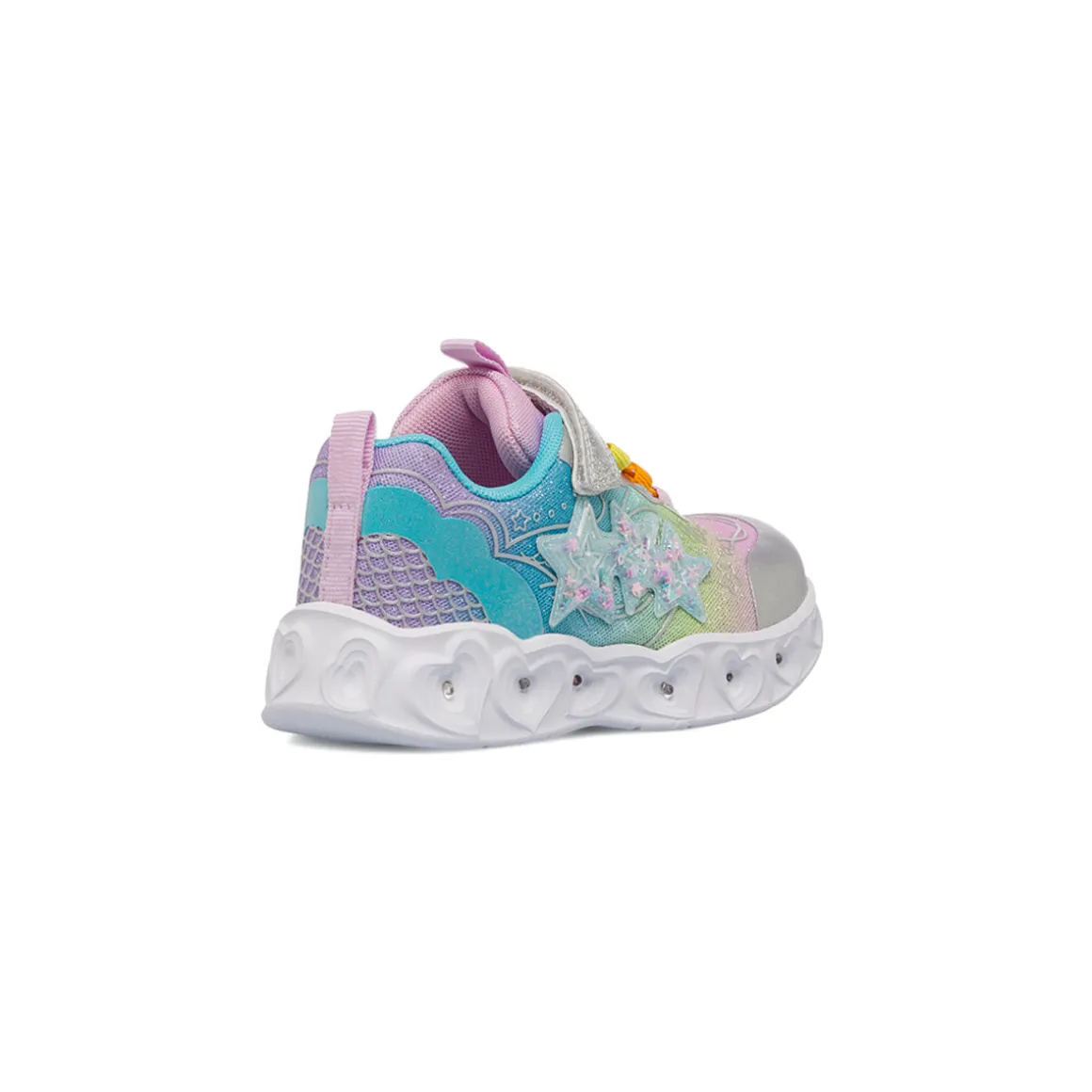 Sneakers luminose arcobaleno da Bambina con luci nella suola Le scarpe di Alice