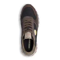 Sneakers marrone da Uomo effetto vintage Americanino
