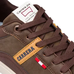 Sneakers marroni da Uomo con banda laterale Carrera Jeans
