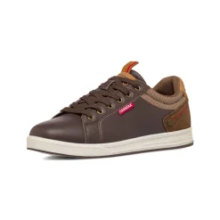 Sneakers marroni da Uomo con inserto effetto scamosciato Carrera Jeans