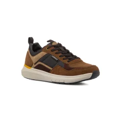 Sneakers marroni da Uomo con inserti in contrasto Lumberjack