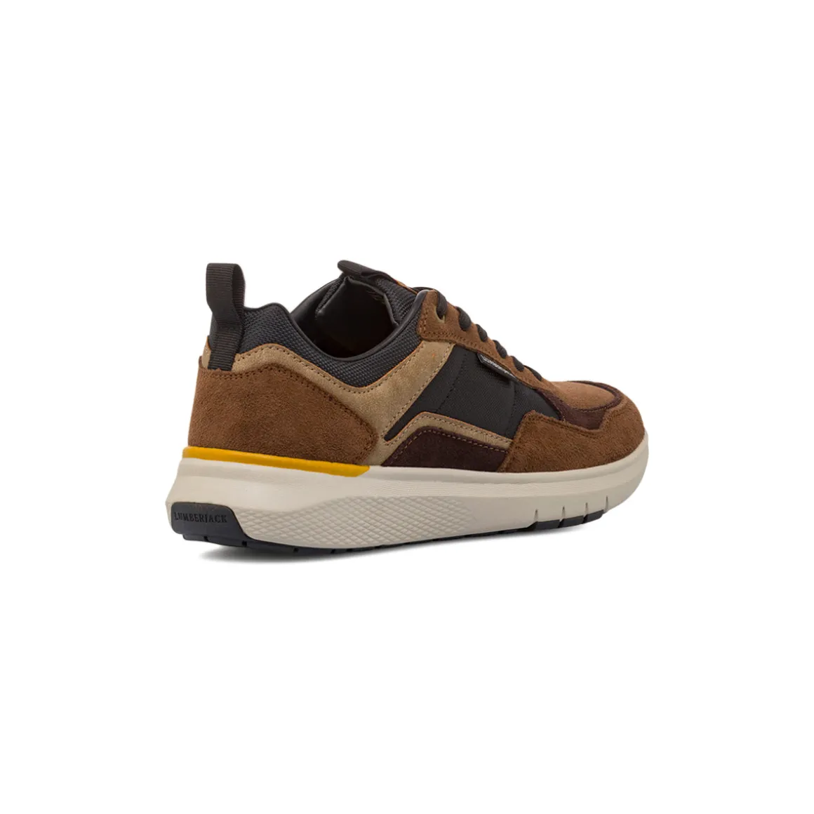 Sneakers marroni da Uomo con inserti in contrasto Lumberjack