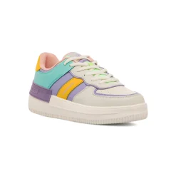 Sneakers multicolore da donna con dettagli traforati Lumberjack Freya