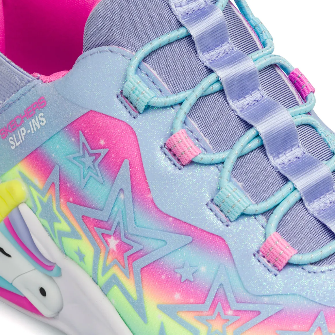 Sneakers multicolore e con luci Skechers Unicorn Dreams Slip-ins