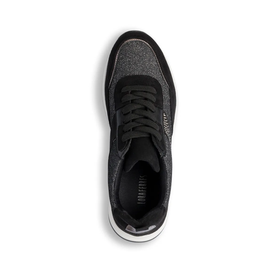 Sneakers nere con strass da donna Lora Ferres