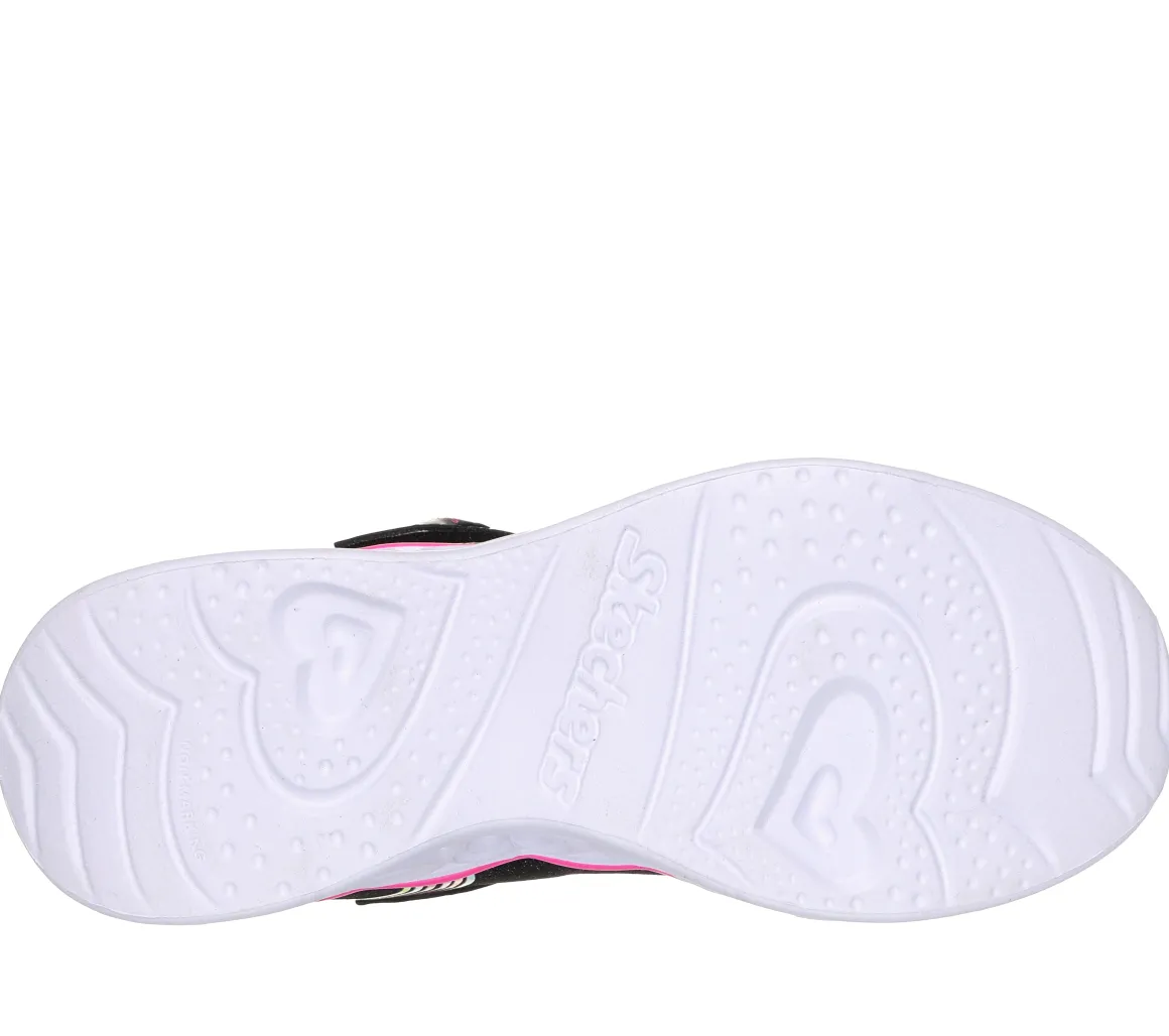 Sneakers nere da bambina con luci nella suola Skechers Heart Lights