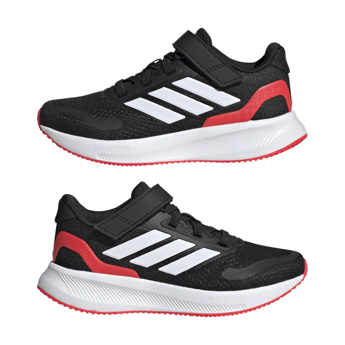 Sneakers nere da Bambino adidas Runfalcon 5 con chiusura a strappo