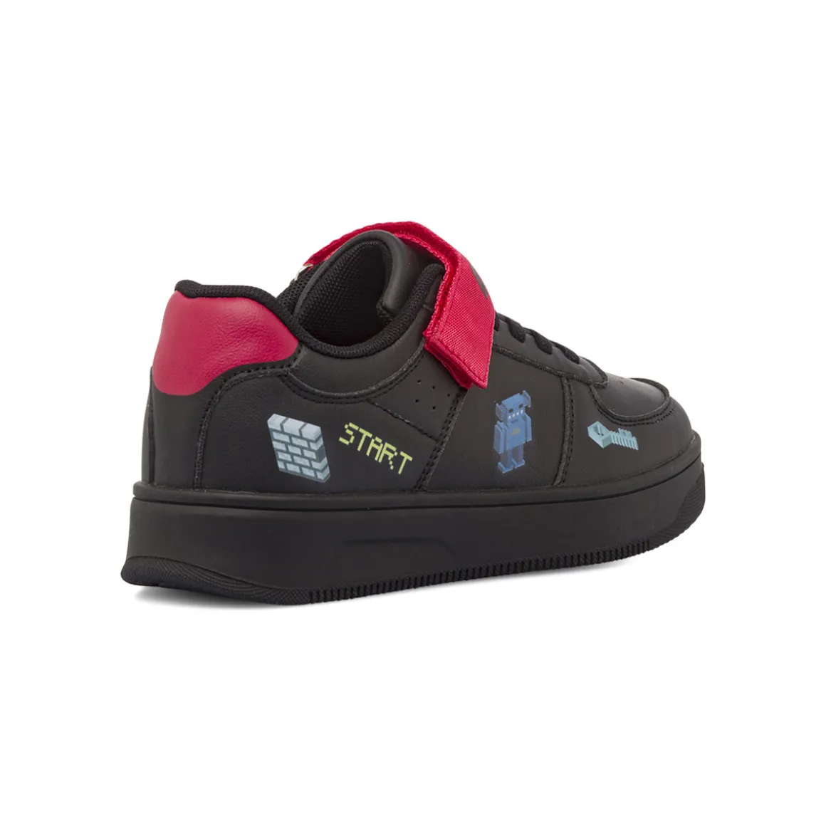 Sneakers nere da Bambino con stampe e strappo Ducati