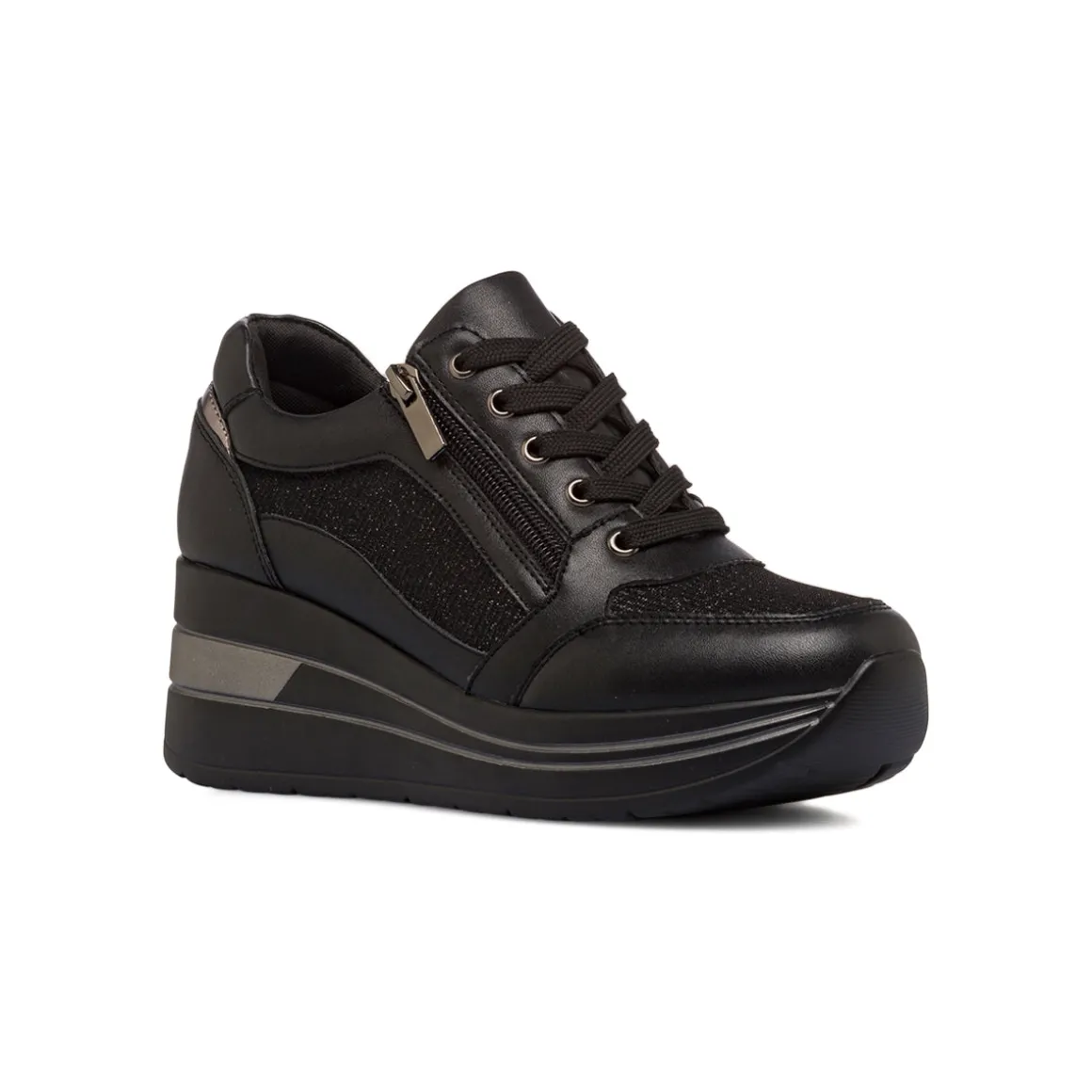 Sneakers nere da Donna con zip laterale Lora Ferres