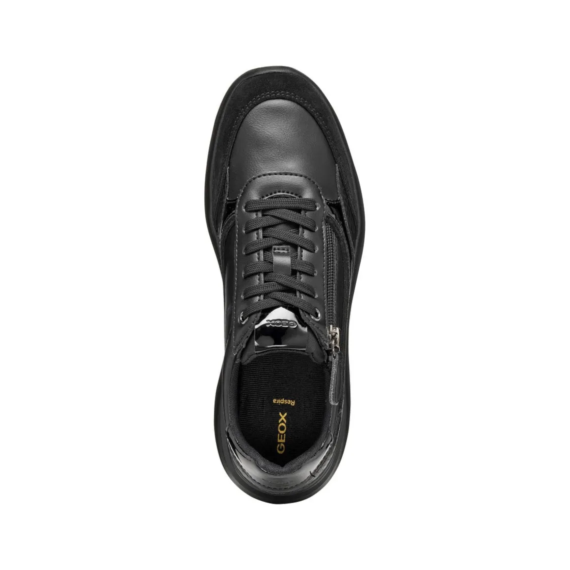Sneakers nere da Donna Geox con suola traspirante e zip