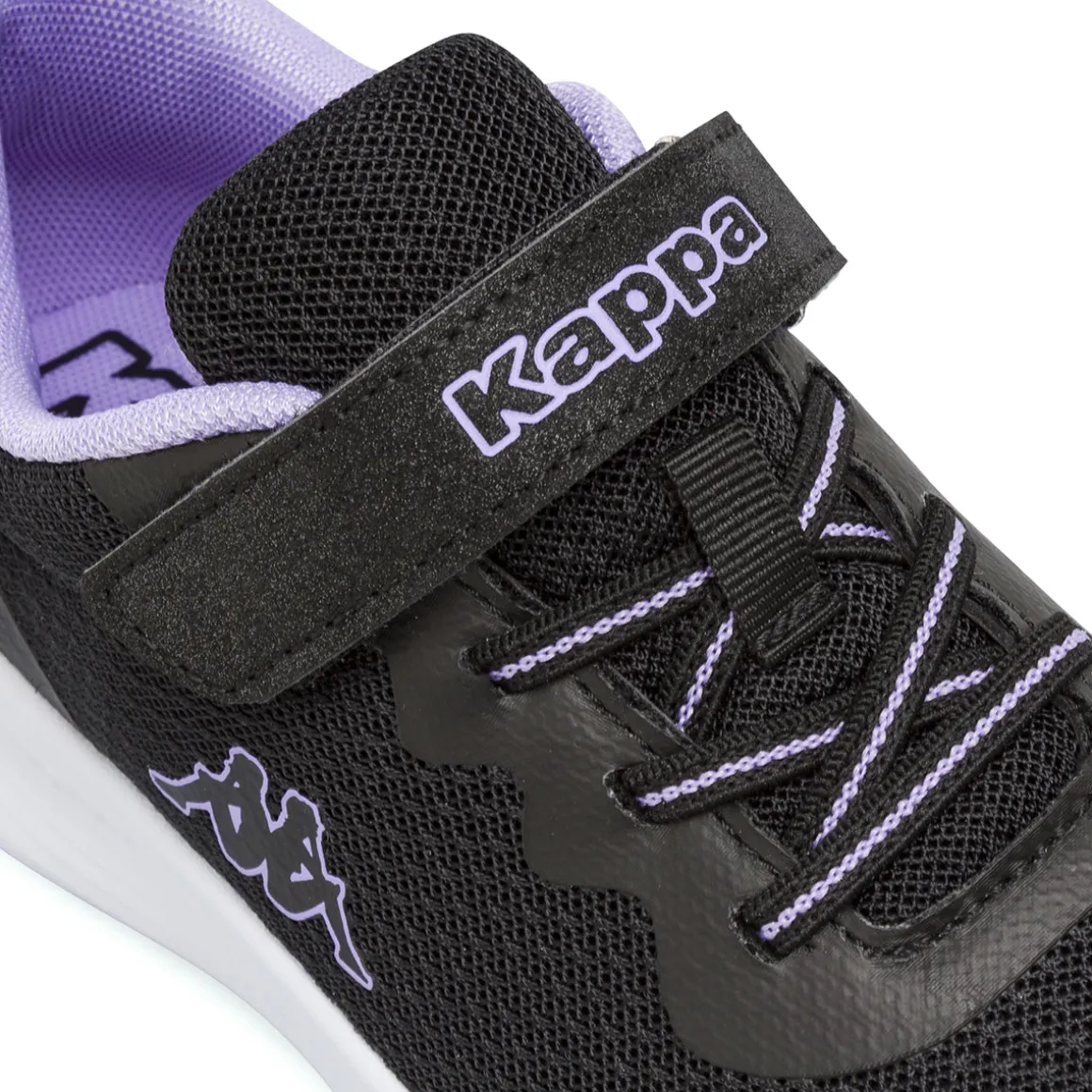 Sneakers nere da Ragazza Kappa con chiusura a strappo