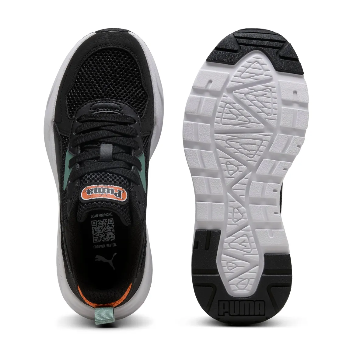 Sneakers nere da ragazzo in tessuto mesh Puma Trinity Lite MID 90s