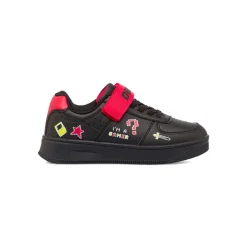 Sneakers nere da ragazzo con stampe Ducati Bargellino