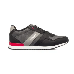 Sneakers nere da uomo con logo laterale Ducati