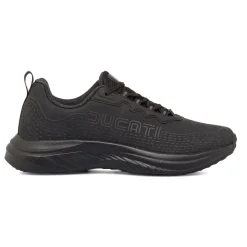 Sneakers nere da uomo con dettagli in rilievo e logo Ducati Rain