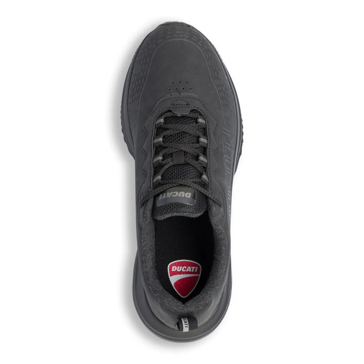 Sneakers nere da uomo con dettagli in rilievo e logo Ducati Rain