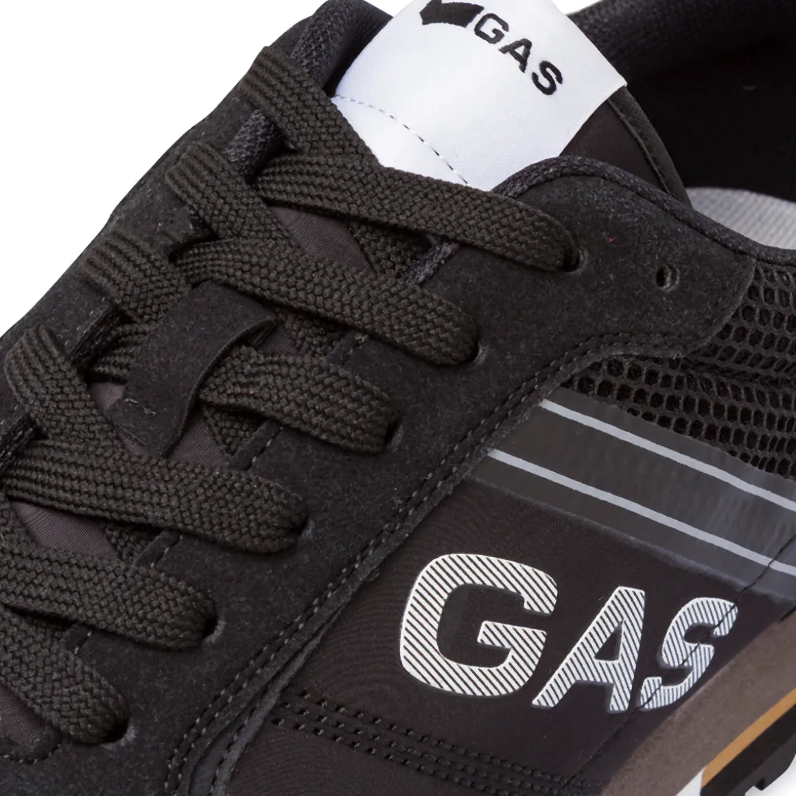 Sneakers nere da Uomo con dettagli in tessuto Gas