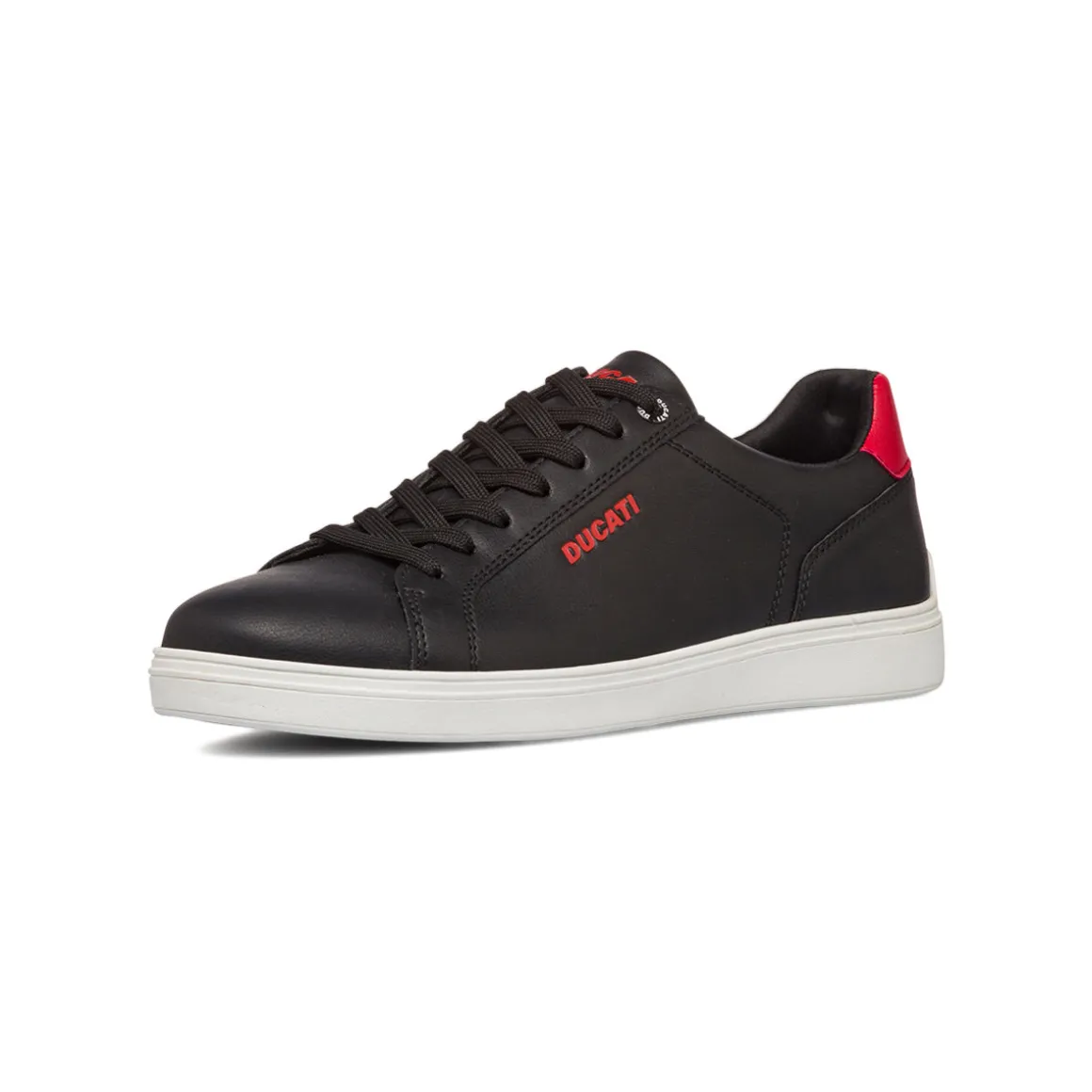 Sneakers nere da Uomo con logo rosso Ducati