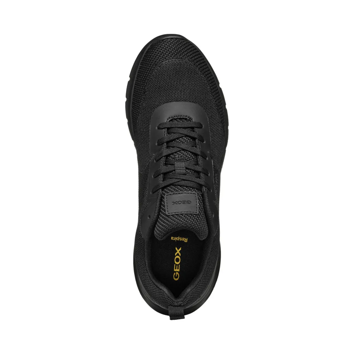 Sneakers nere da Uomo in tessuto traforato e suola traspirante Geox